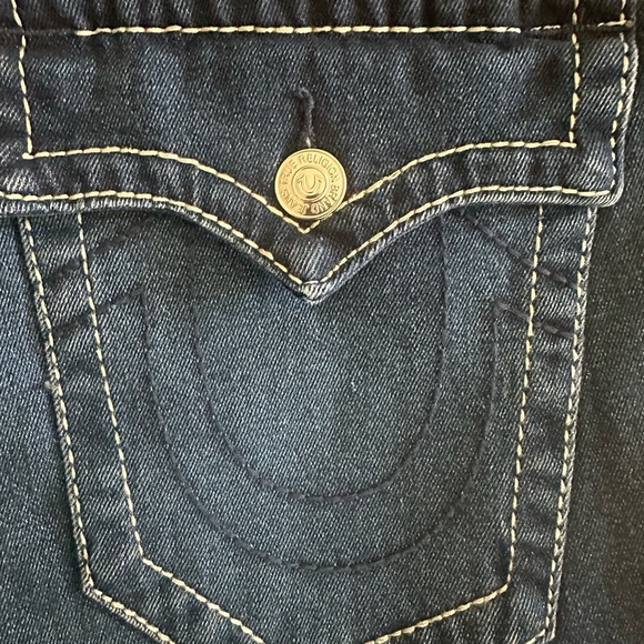 TRUE RELIGION GENO BIG FLAP RELAXED SLIM JEANS 36 X 32 - Picture 2 of 9